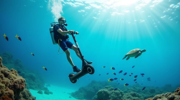 Erleben Sie das Schnorcheln mit einem Unterwasserscooter